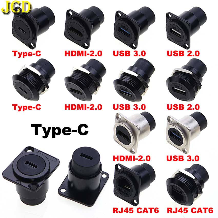 Transmission Jack Adapter - โมดูลเชื่อมต่อ RJ45 USB 2.0 3.0 HDMI-2.0