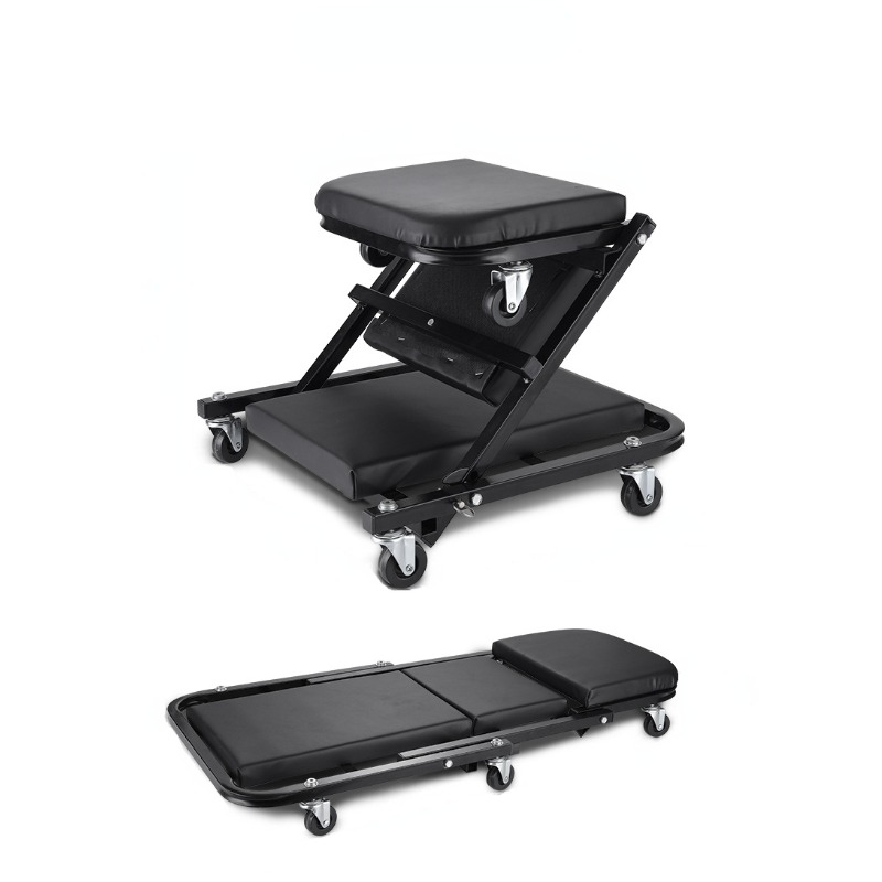 Garage Creeper Roller - เตียงซ่อมรถยนต์แบบพับได้ ขนาด 36 นิ้ว โต๊ะซ่อมบำรุงรถยนต์ แท่นซ่อมบำรุงรถยนต์