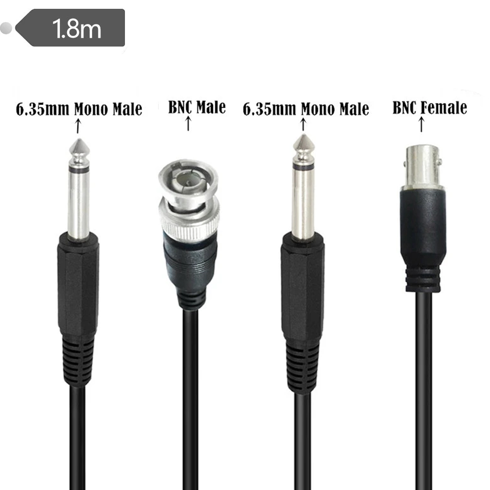 Transmission Jack Adapter - สายอะแดปเตอร์สองทาง BNC ชาย 1.8 เมตร ต่อกับ