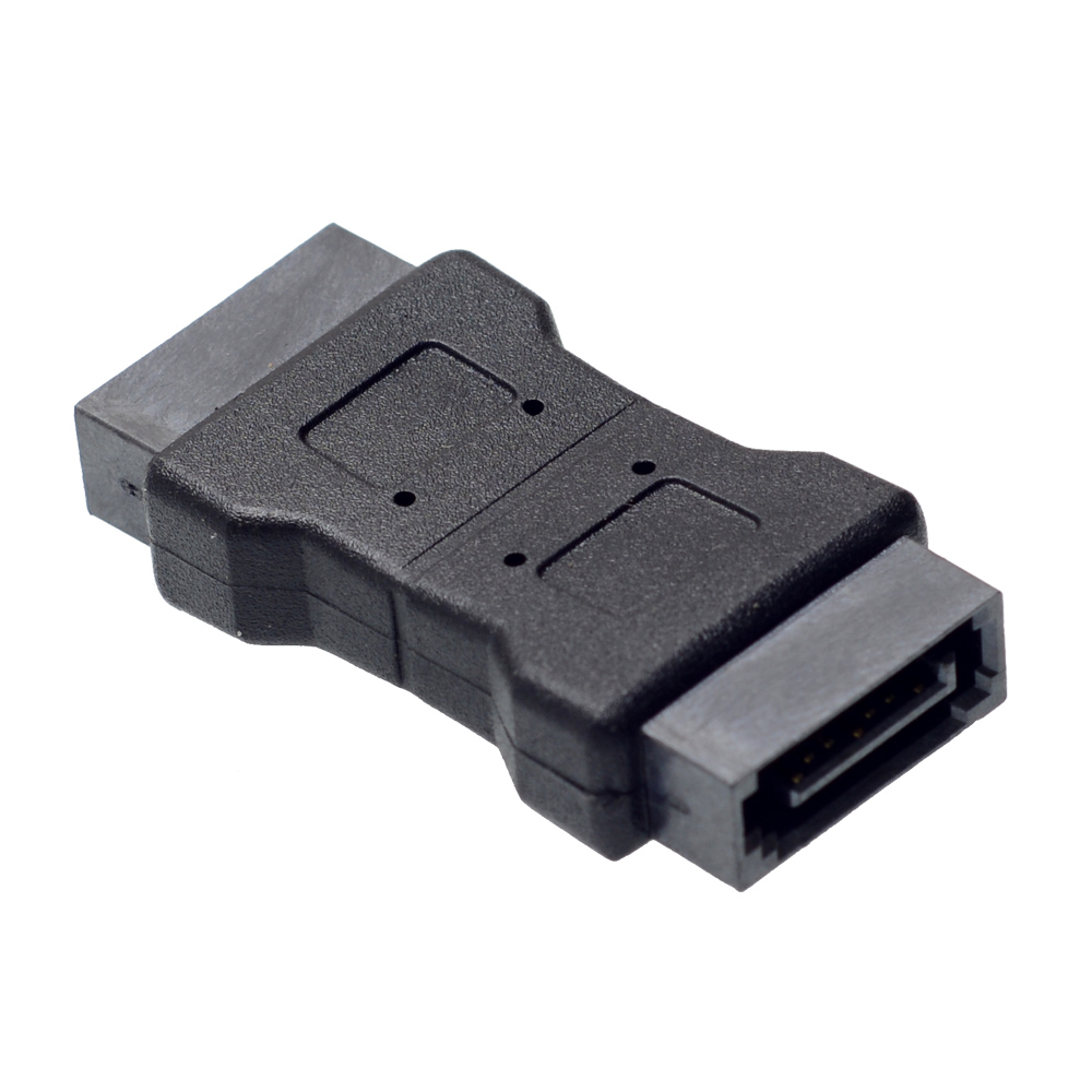 Transmission Jack Adapter - คุณภาพสูง 7PIN SATA 3.0 ข้อมูลชายชายพอร์ตอะแดปเตอร์ตรงมุม 7P