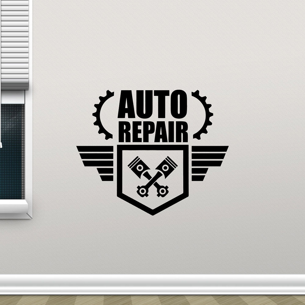 Auto Repair Shop Logo - Auto Repair Wall Decals Creative ประแจ