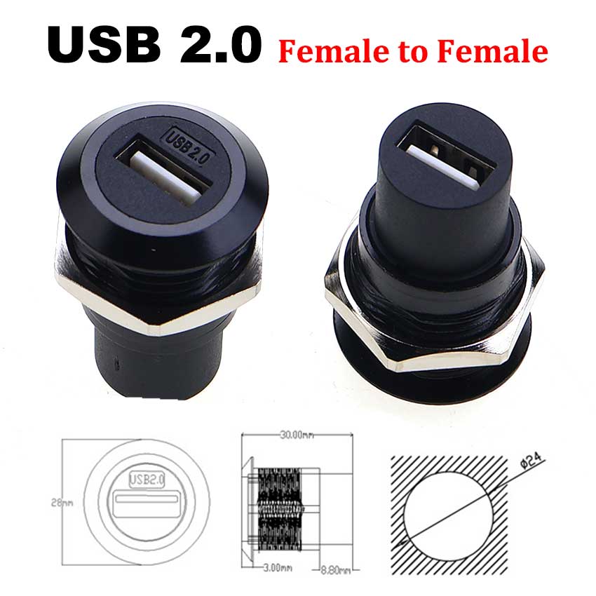 โมดูลเชื่อมต่อ RJ45 USB 2.0 3. - Transmission Jack Adapter บทวิจารณ์และราคา