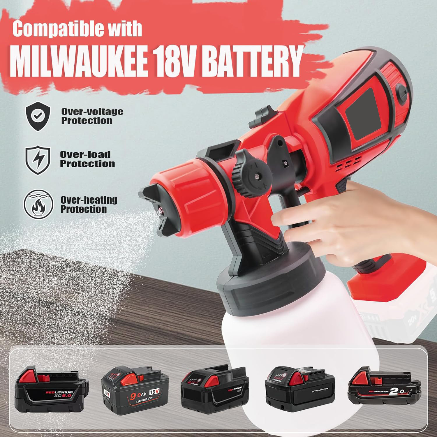 เครื่องพ่นสี HVLP ใช้ได้กับแบต - Heat Gun Paint Strip บทวิจารณ์และราคา