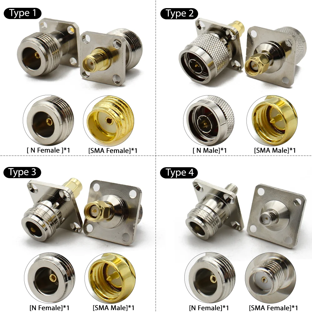 N SL16 ถึง SMA ประเภทตัวเชื่อม - Transmission Jack Adapter บทวิจารณ์และราคา