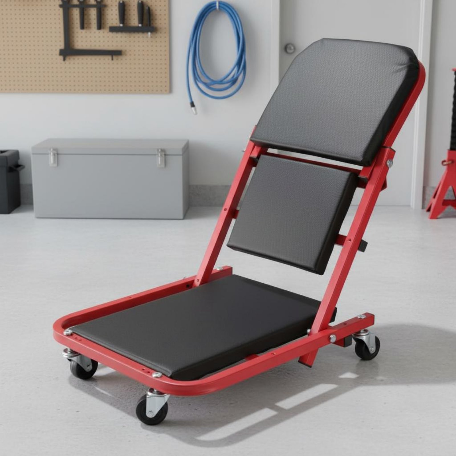 เก้าอี้ช่างแบบพับได้ 2-in-1 ปร - Garage Creeper Roller บทวิจารณ์และราคา
