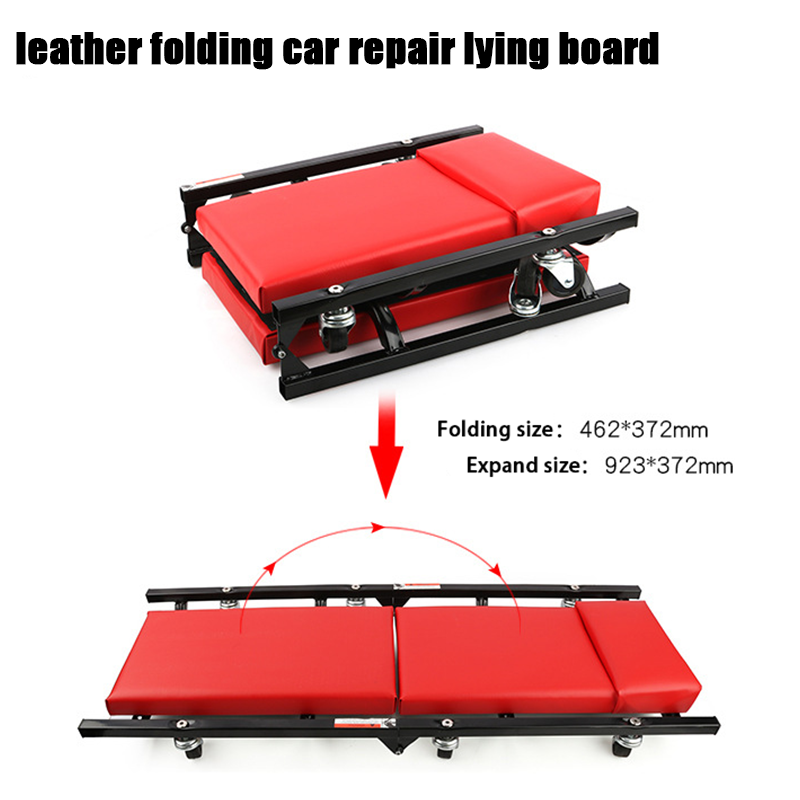 เตียงทํางานกลับ 36 นิ้วรถซ่อมบ - Garage Creeper Roller บทวิจารณ์และราคา