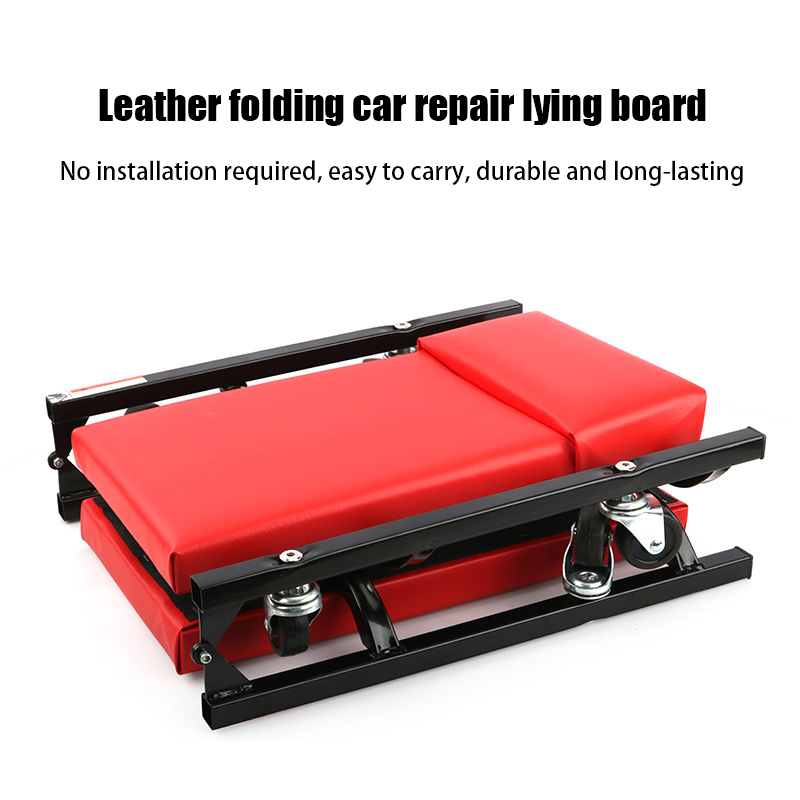 เตียงทํางานกลับ 36 นิ้วรถซ่อมบ - Garage Creeper Roller บทวิจารณ์และราคา