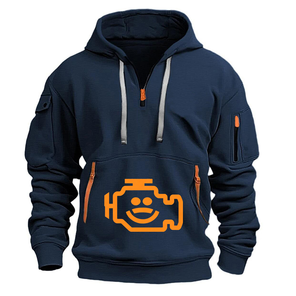 เสื้อฮู้ดดี้ผู้ชายสไตล์สตรีทพร - Auto Repair Shop Logo บทวิจารณ์และราคา