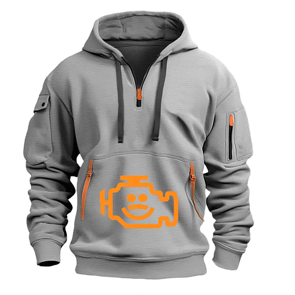 เสื้อฮู้ดดี้ผู้ชายสไตล์สตรีทพร - Auto Repair Shop Logo บทวิจารณ์และราคา