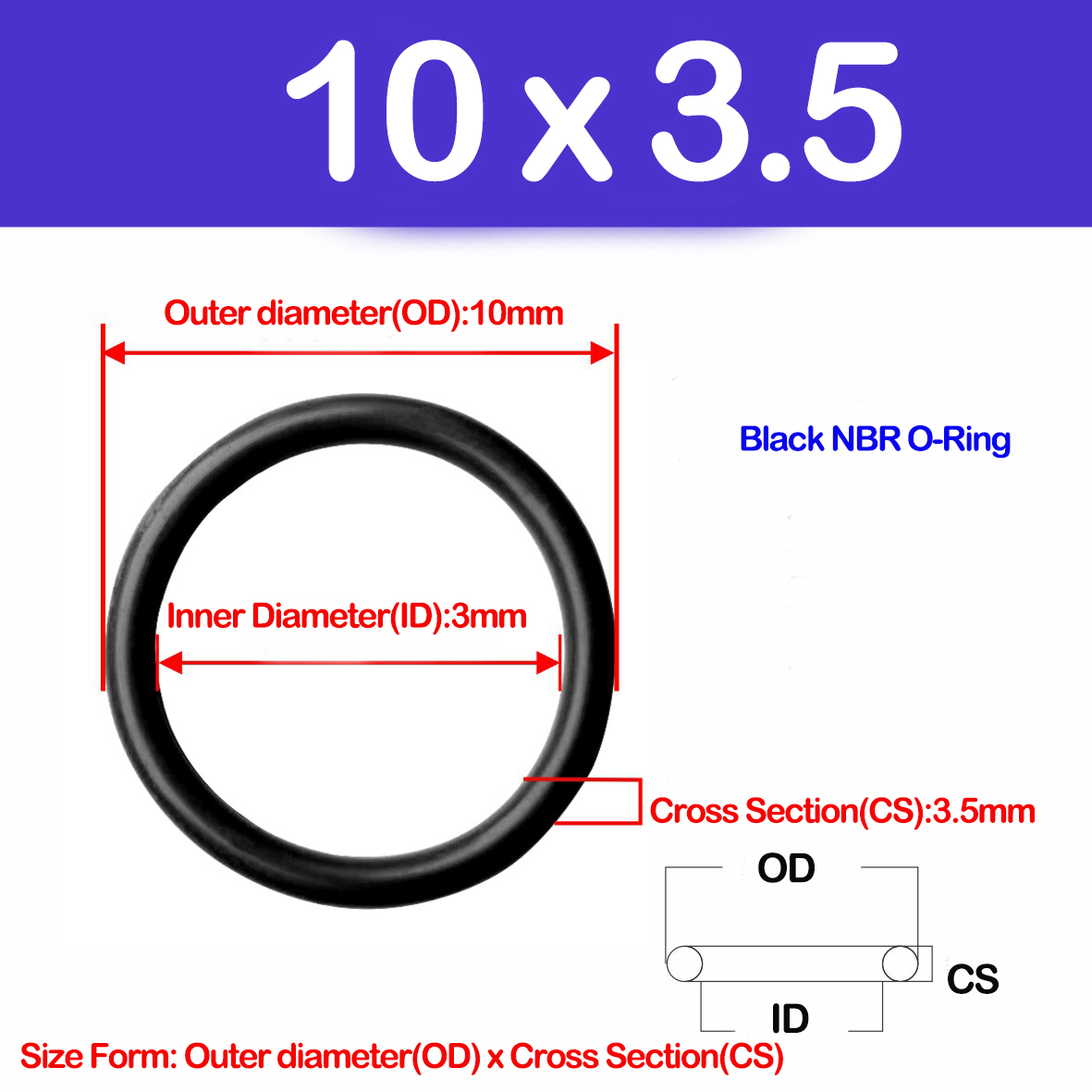 CS 3.5 มม.,NBR O แหวนซีลปะเก็น - Auto Repair Cs บทวิจารณ์และราคา