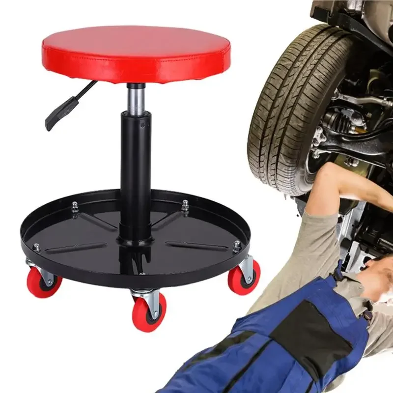 5 ล้อรถสตูลซ่อมเครื่องมือซ่อมร - Garage Creeper Roller บทวิจารณ์และราคา