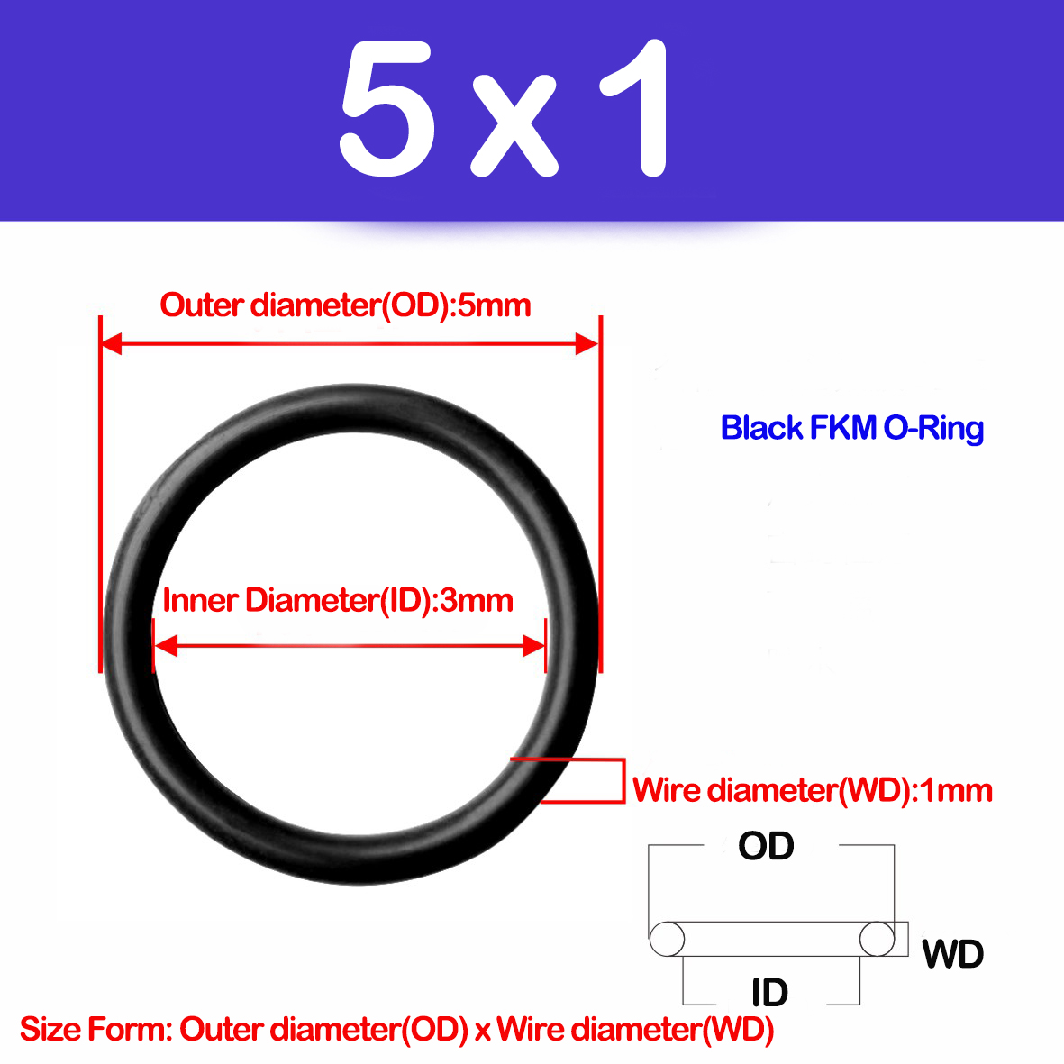 WD CS 1/1.2/1.5 มม.,NBR O แหวน - Auto Repair Cs บทวิจารณ์และราคา