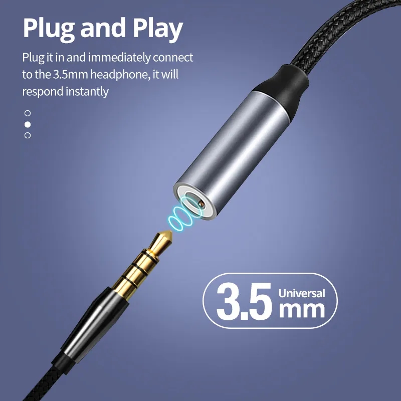 USB Type C ถึง3.5mm AUX Adapte - Transmission Jack Adapter บทวิจารณ์และราคา