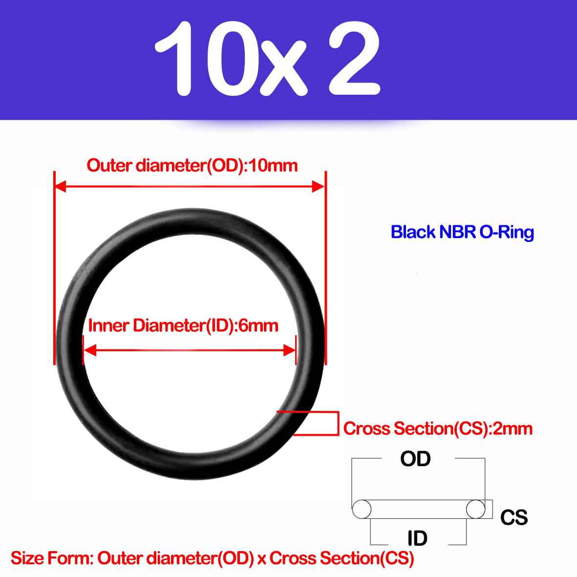 WD CS 2 มม.,NBR O แหวนซีลปะเก็ - Auto Repair Cs บทวิจารณ์และราคา
